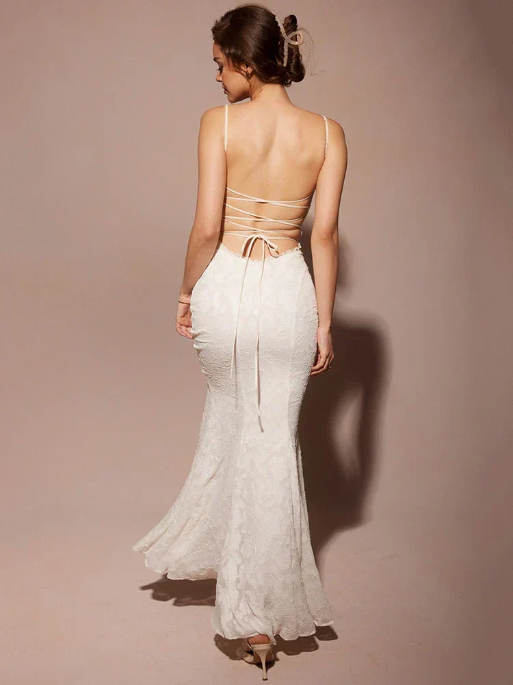 OPHELIA – SELENE ROMANTIC LACE MAXI DRESS