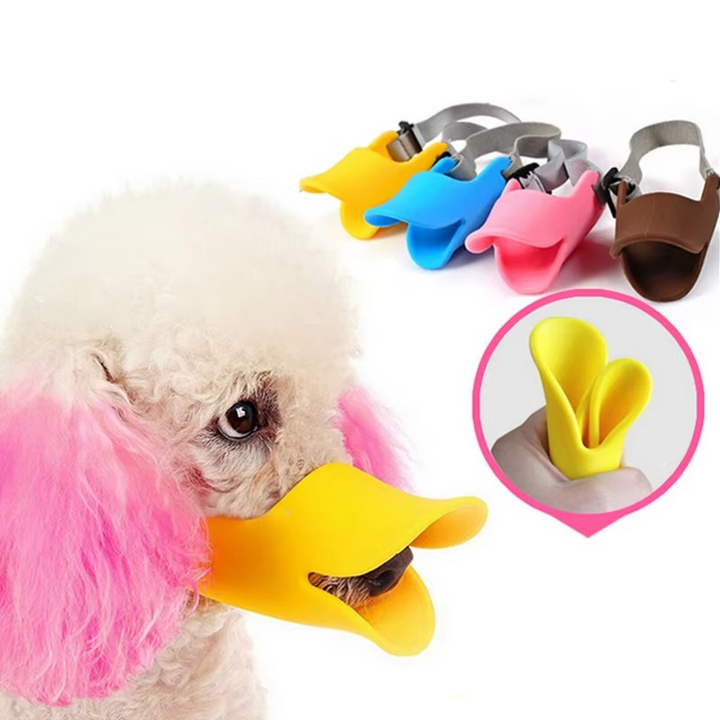 Azura | Adjustable Silicone Duckbill Dog Muzzle for Small and Large Dogs