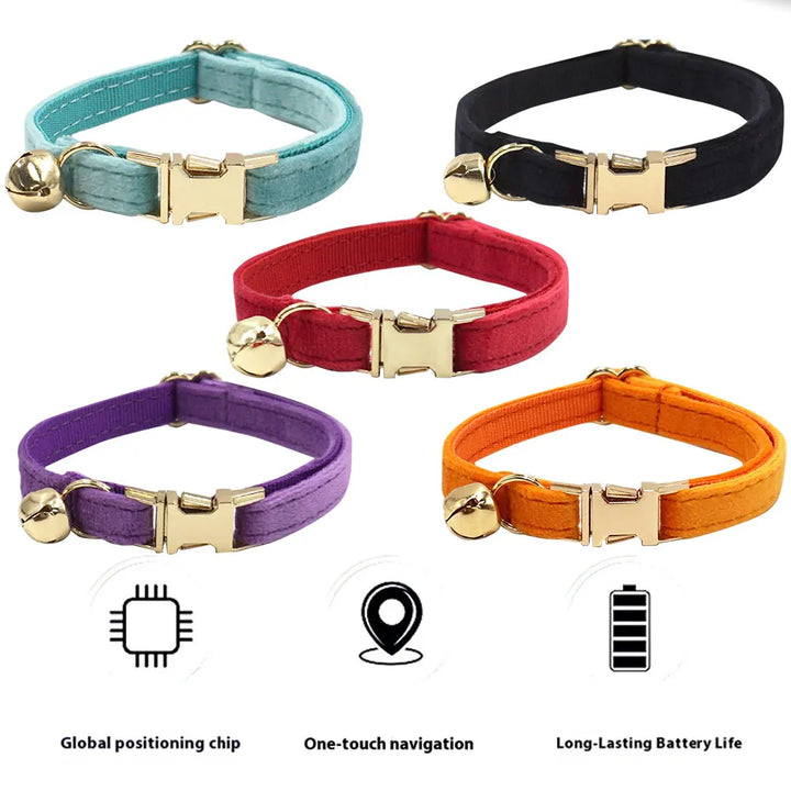 Azura | Pet Tracker Mini – Smart Bluetooth Animal Locator with Collar and Bell