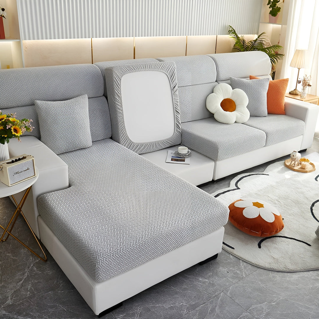 Elastic Sofa Cover – Water-Repellent and Tailored | Protective Cover Made from Stretch Fabric | Bowlift
