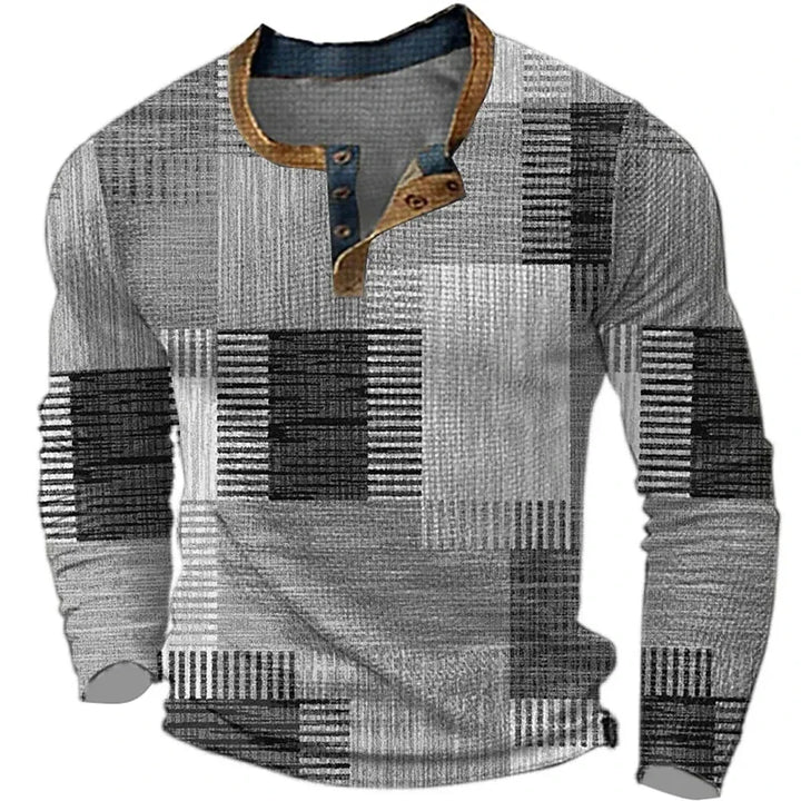 Beeck™ | Colorful Men's Long Sleeve Shirt