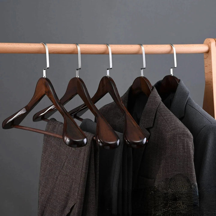 Azura | Luxury Wooden Clothes Hangers with Curved Design