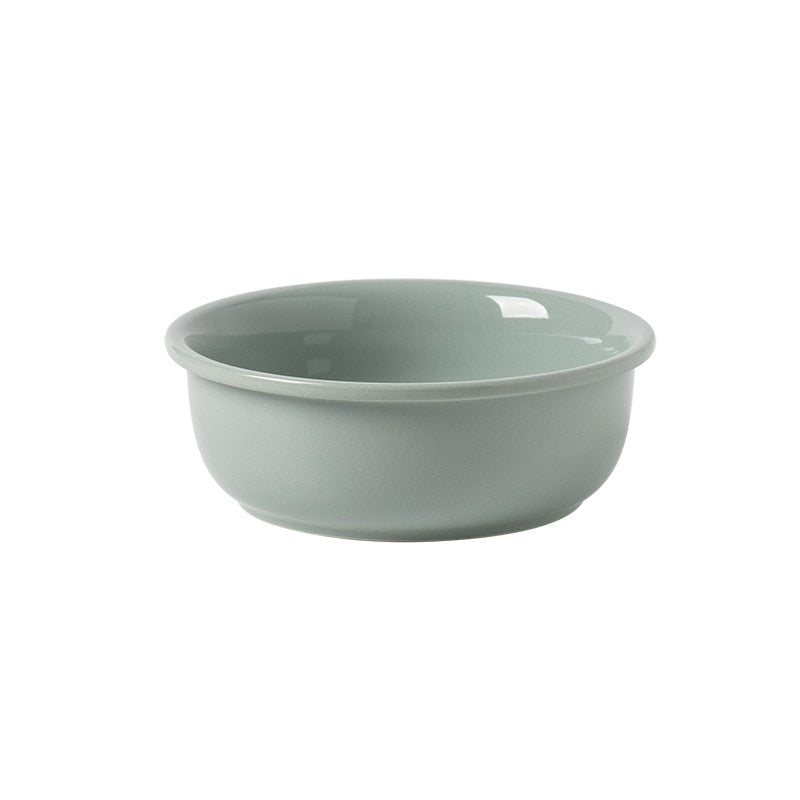Azura | Misha Ceramic Elevated Cat Bowl with Wooden Stand