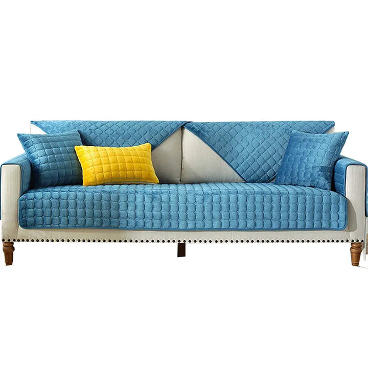 Cozy Soft Thick Plush Non-Slip Sofa Cover | Bowlift
