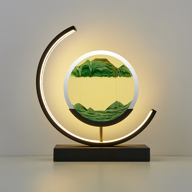 BowLift | LED Table Lamp with Moving Sand Landscape – SandLight