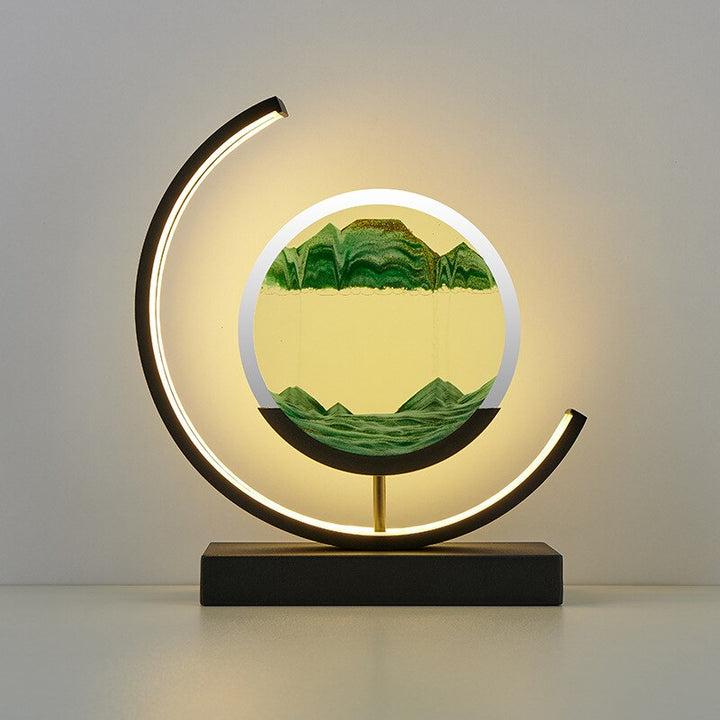 BowLift | LED Table Lamp with Moving Sand Landscape – SandLight