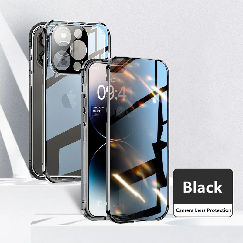 BowLift | Invisible Shield Full Cover Anti-Peep Privacy  Magnetic Phone Case