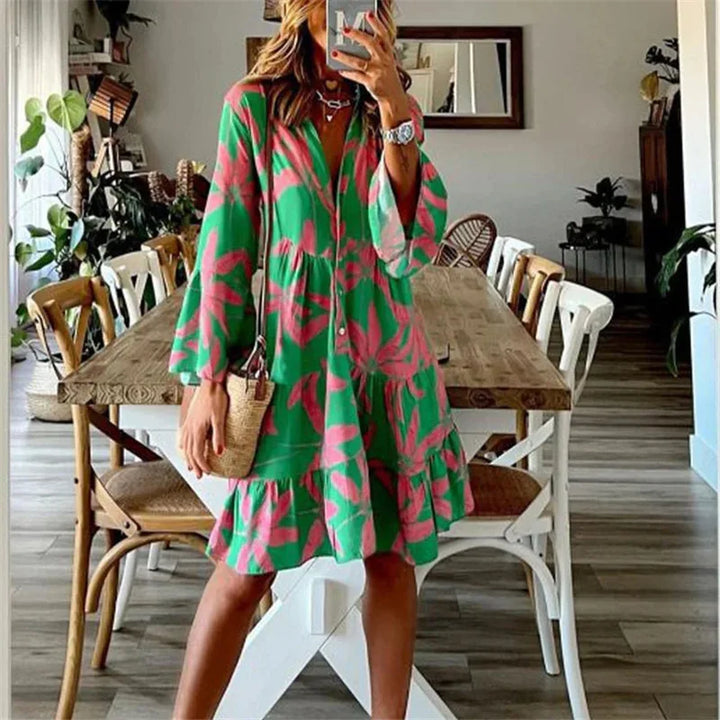 Everlen™ Boho Bloom Midi Dress