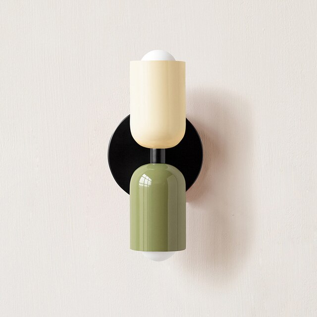 BowLift | Cream Double-Head LED Wall Lights