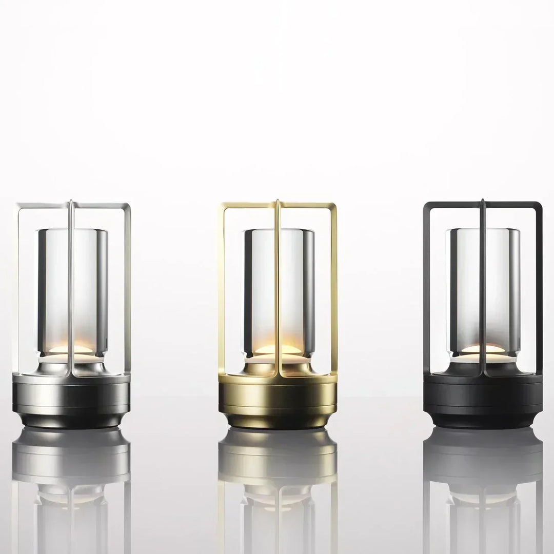BowLift | Rechargeable Wireless LuxuryGlow Table Lamp - Elegant Wireless Lamp for Any Mood