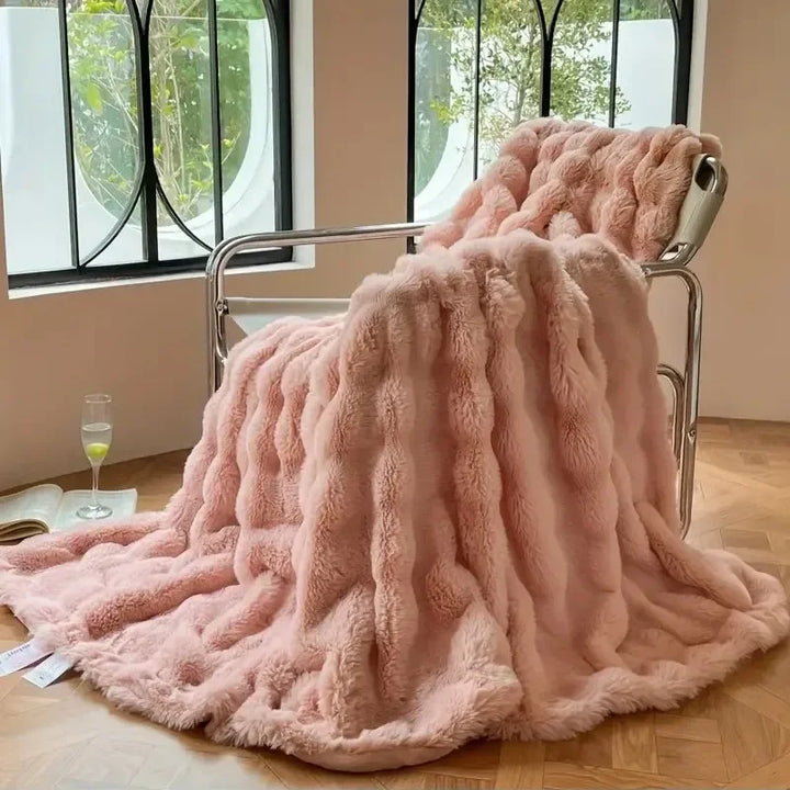 Azura | PlushCozy | Faux Fur Winter Blanket