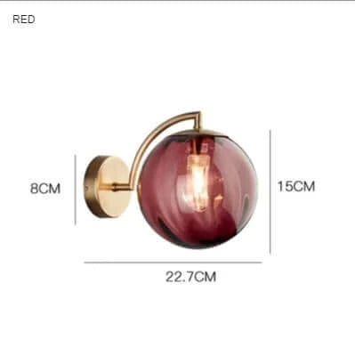 BowLift | Colorful Glass Modern Wall Lamp