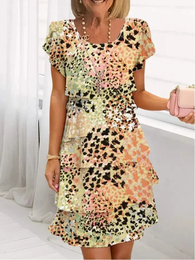 Theresa | Elegant Ruffled Comfort Dress