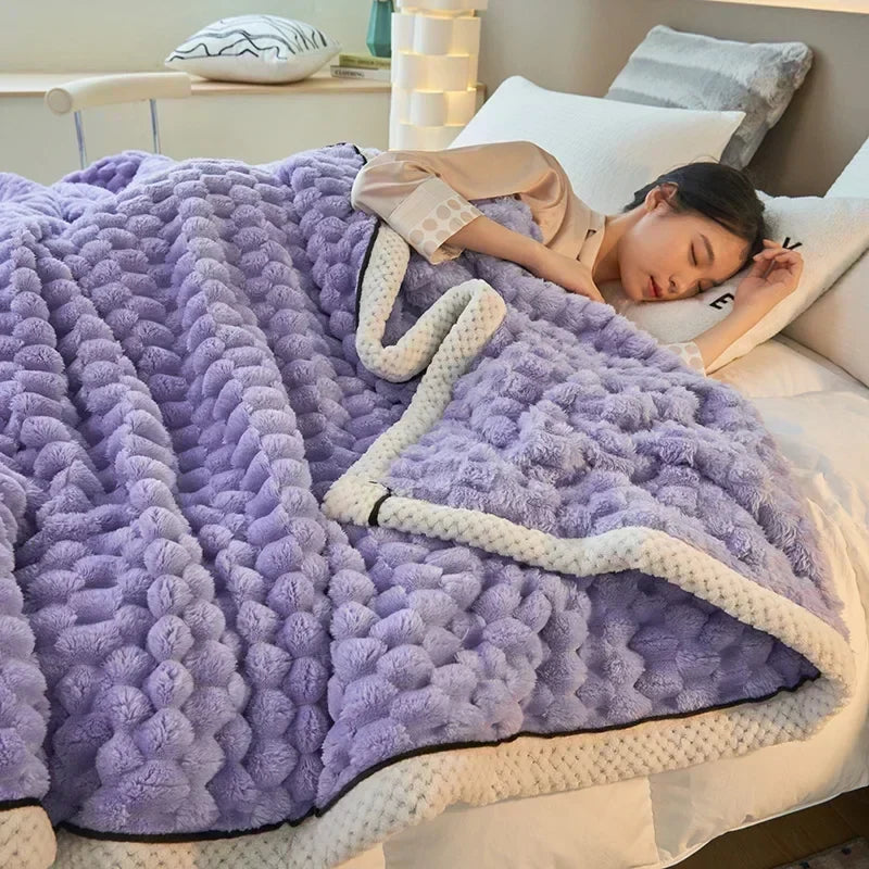 Azura | TurtleVelvet | Autumn Flannel Blanket