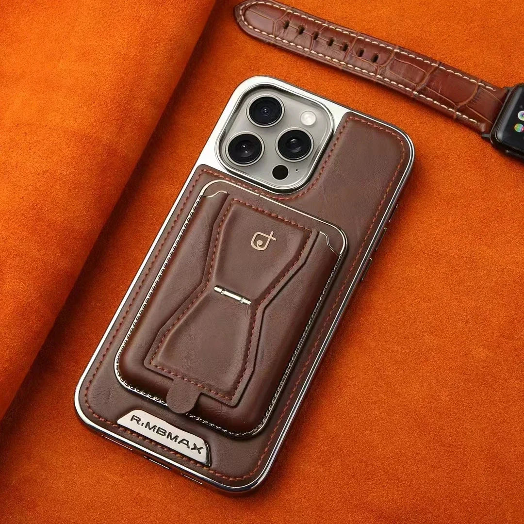 Azura | Lux Hold Leather Wallet Stand iPhone Case