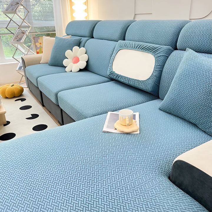 Elastic Sofa Cover – Water-Repellent and Tailored | Protective Cover Made from Stretch Fabric | Bowlift