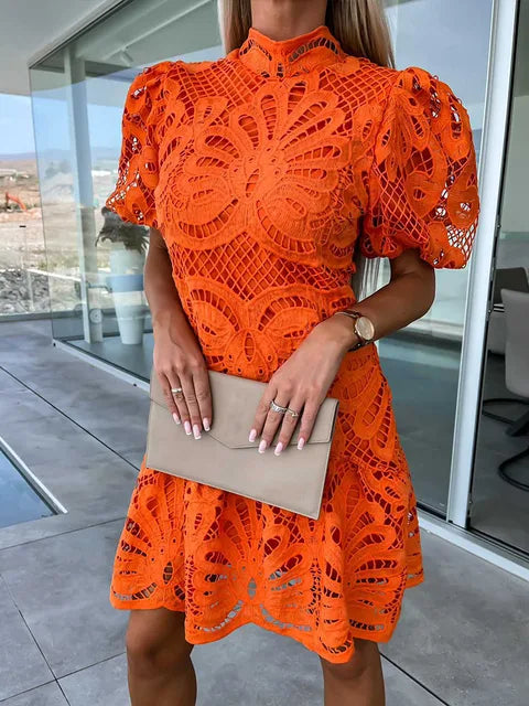 Marissa | Embroidered Lace Dress
