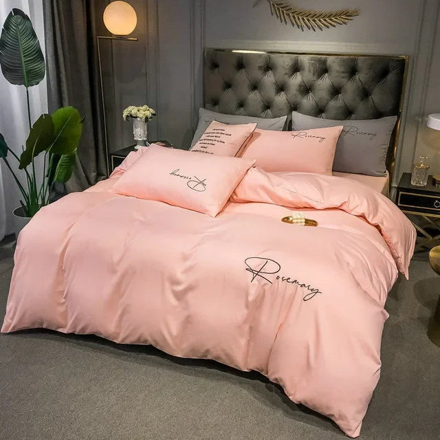 Luxury Duvet Cover with Elegant Embroidery – Soft, Breathable and High Quality | Bowlift