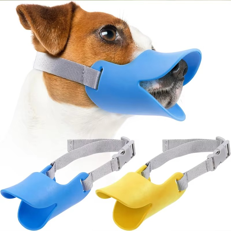 Azura | Adjustable Silicone Duckbill Dog Muzzle for Small and Large Dogs
