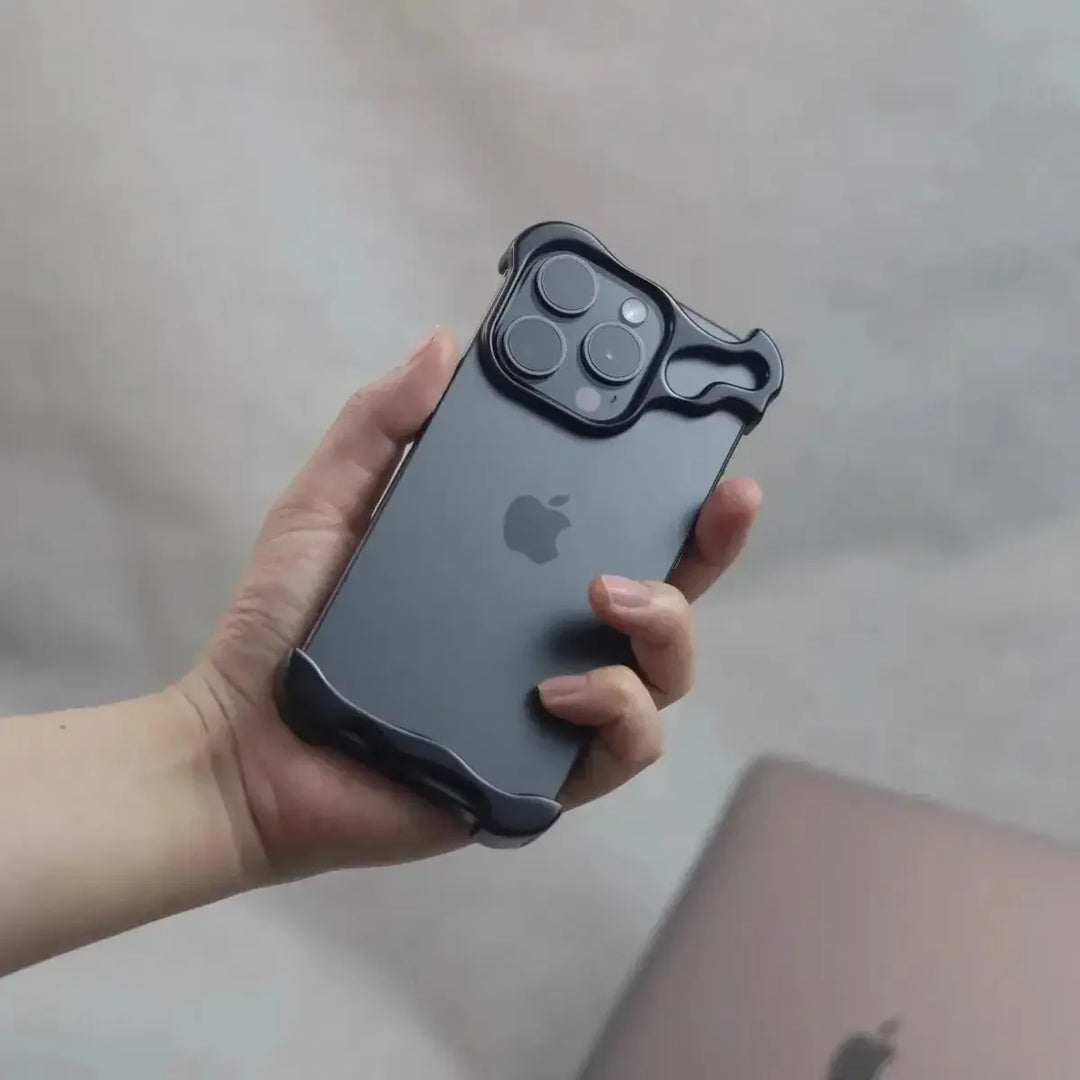 Azura | Luxury Irregular Metal Bumper Phone Case