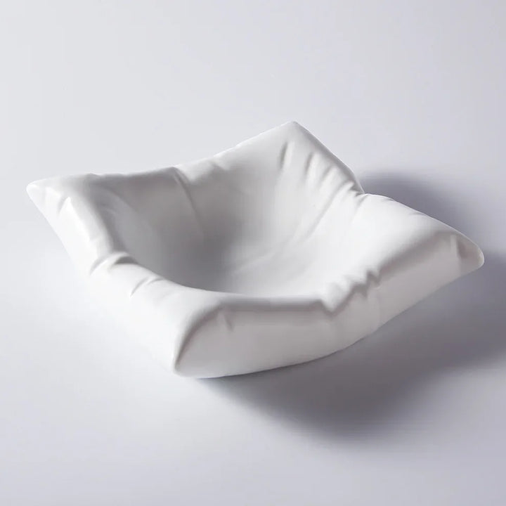 Azura | Ceramic Artistic Pillow Shape Food Plate