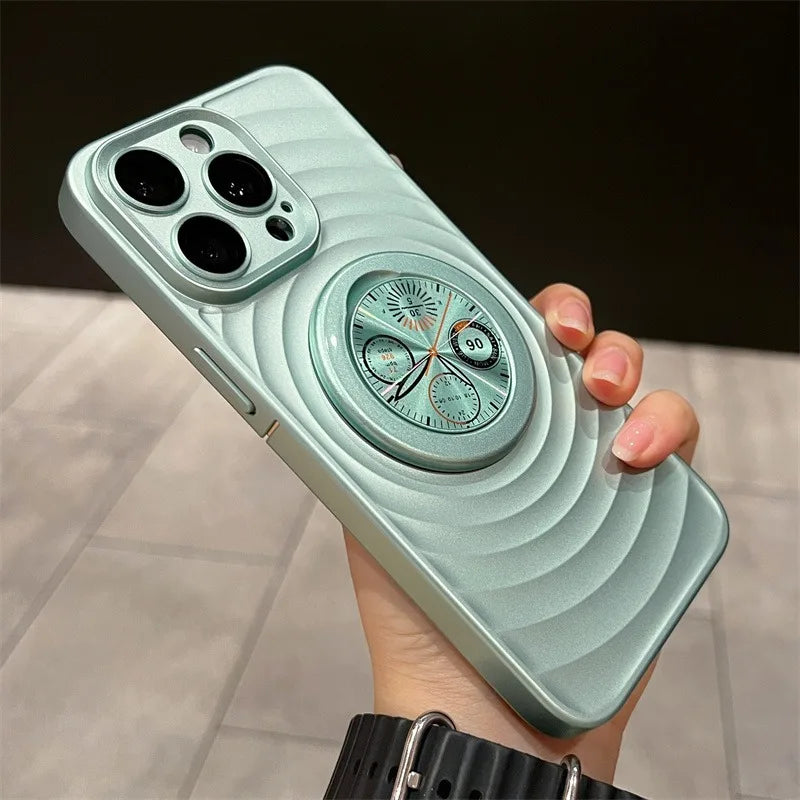 Azura | Clock Water Ripple Magsafe Bracket Phone Case