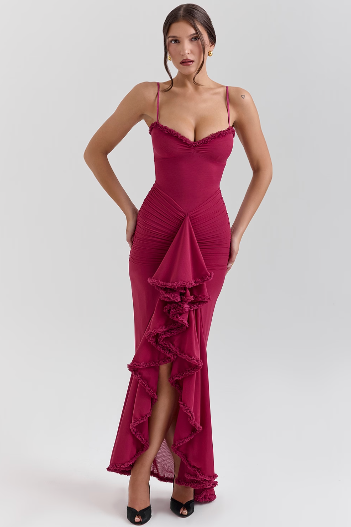 Edith - Charming Ruffled Dress