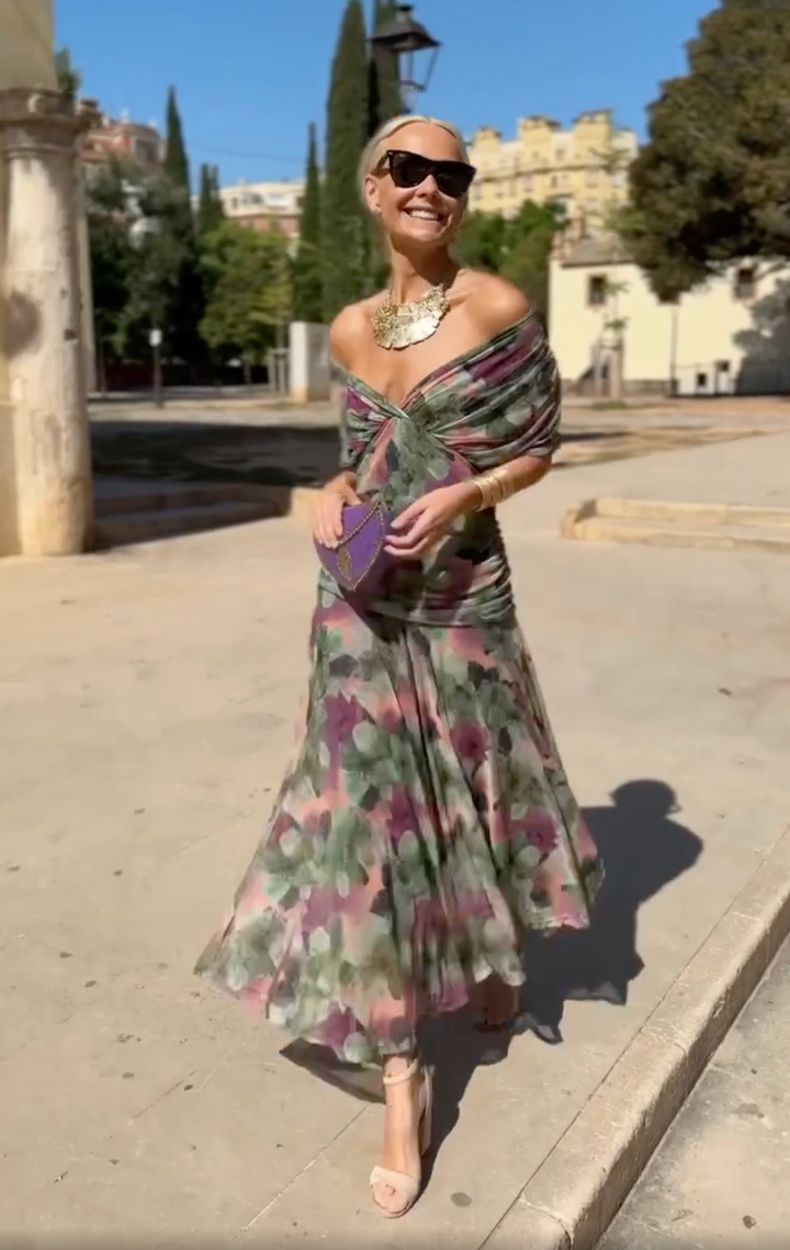 FIONA – ELEGANT OFF-SHOULDER EVENING DRESS