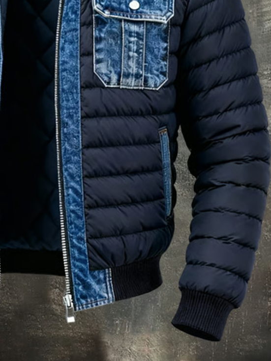 Clement™ | Hybrid Quilted Denim Jacket