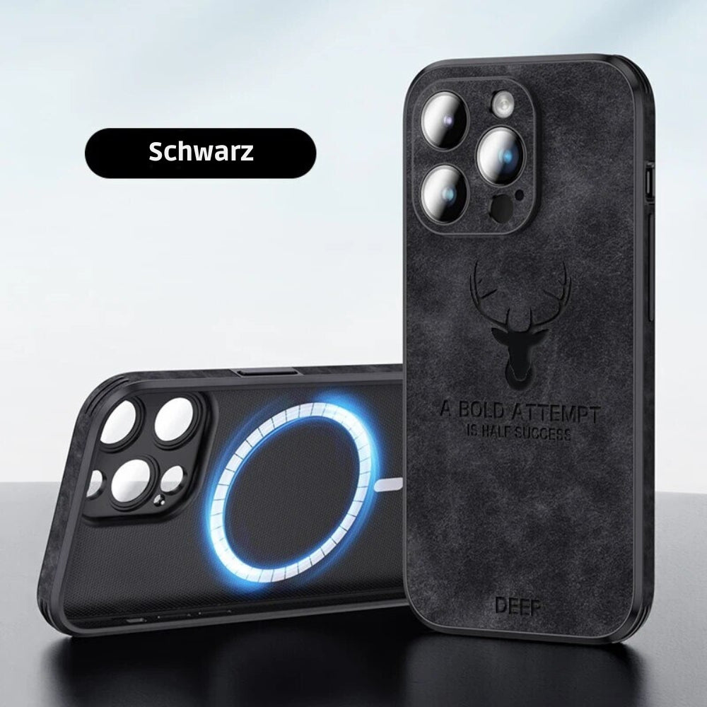 Azura | Deer - Luxury Leather iPhone Case with Stylish Design and Shockproof Protection
