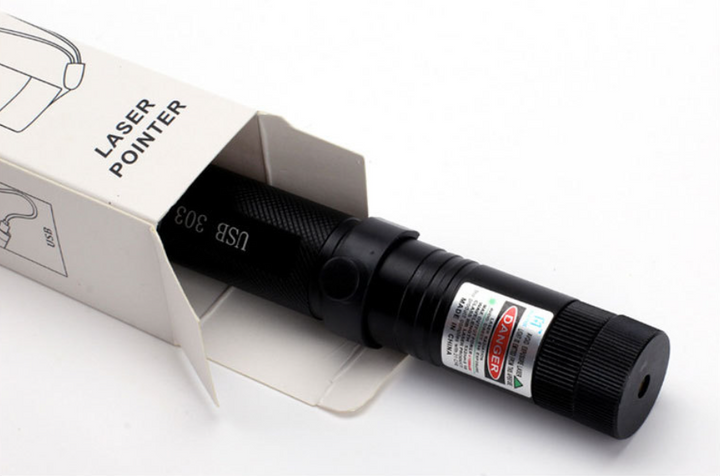 Azura | Zelara-Power Laser Pointer 303 - Rechargeable visible USB laser pointer with high power