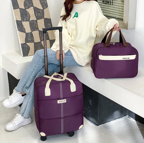 Azura | 2 in 1 Travel Bags Trolley Bags Hand Luggage Bags