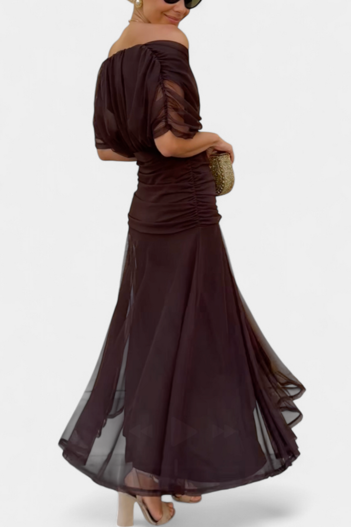 Hayden Laluna® | Elegant Dress With V-Neckline