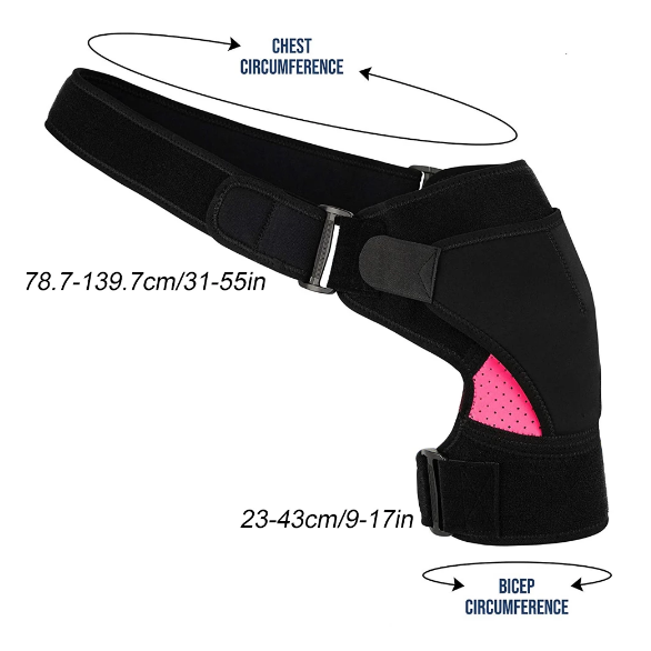 Azura | Shoulder support, compression sleeve, alleviates pain, dislocations and injuries