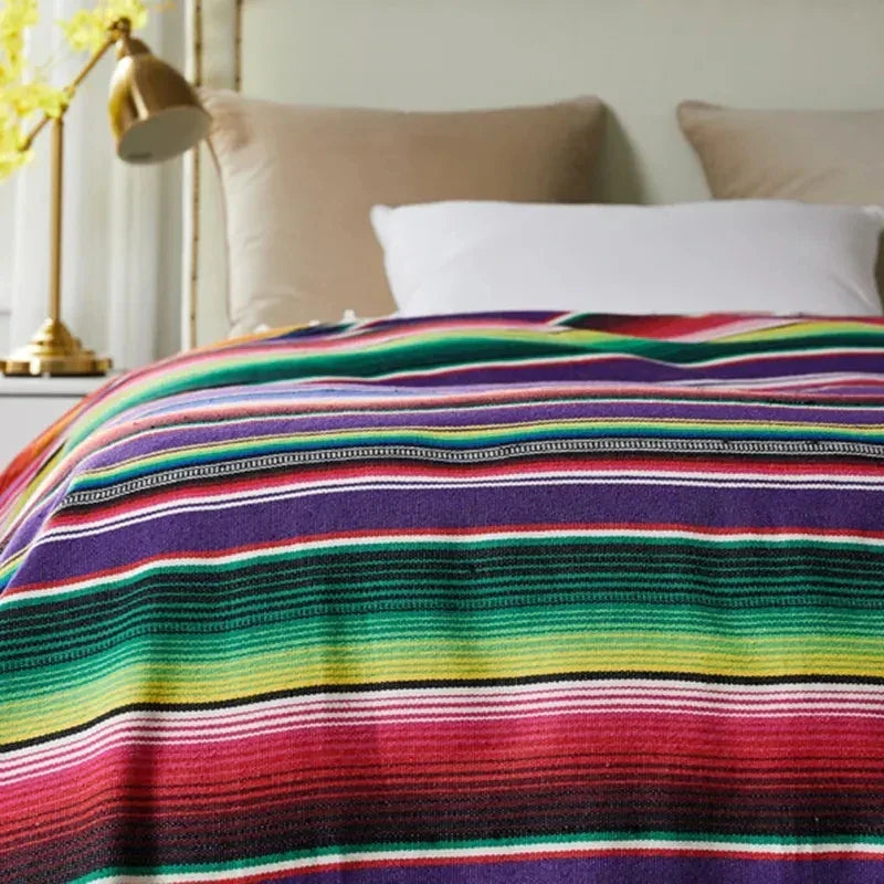 Azura | Colorful Mexican Serape Blanket