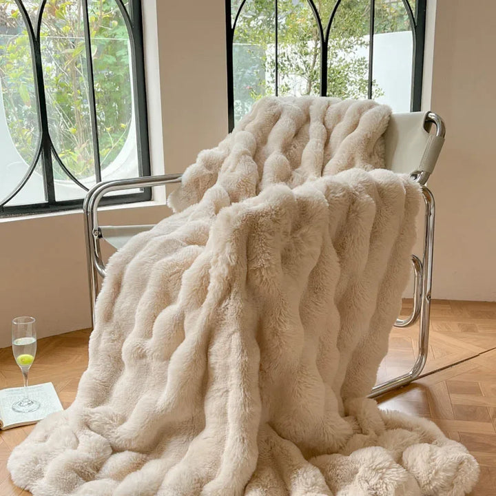 Azura | PlushCozy | Faux Fur Winter Blanket