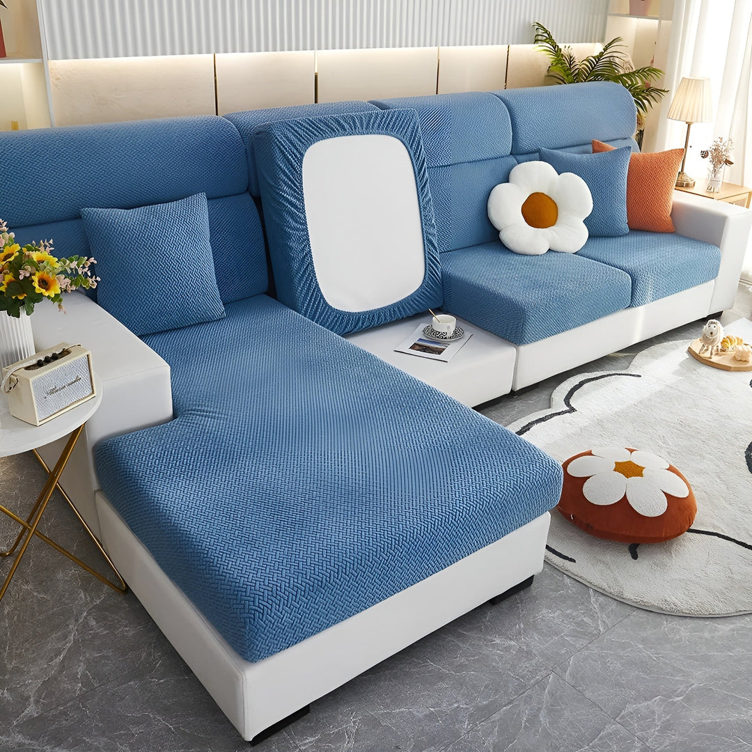 Elastic Sofa Cover – Water-Repellent and Tailored | Protective Cover Made from Stretch Fabric | Bowlift