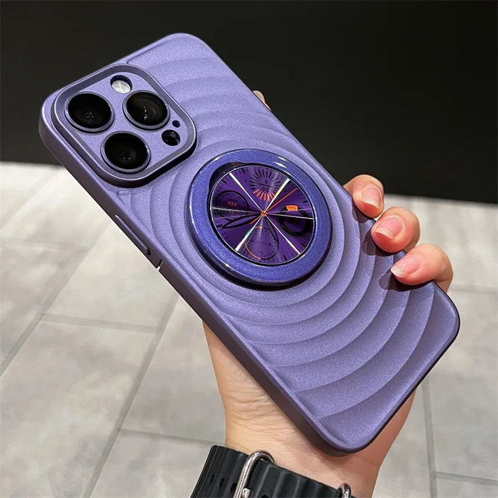 Azura | Clock Water Ripple Magsafe Bracket Phone Case
