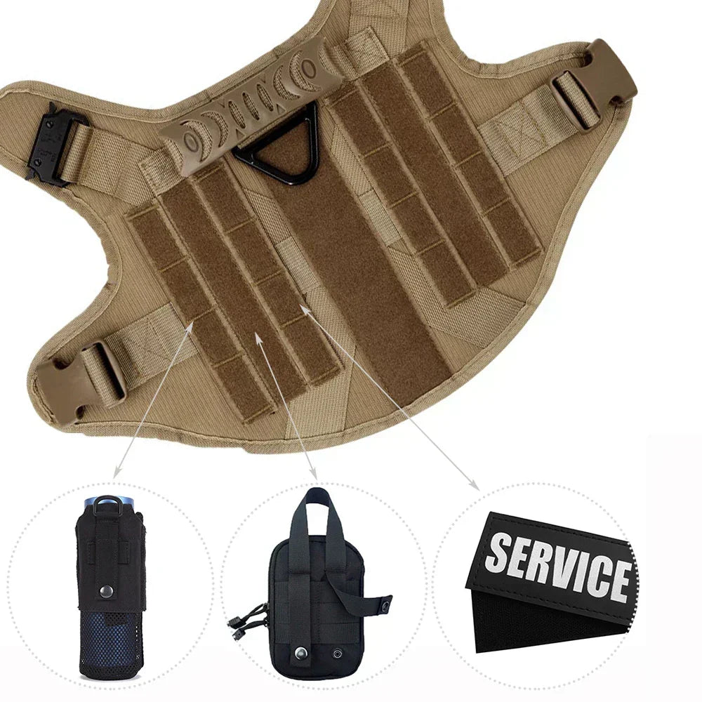 Azura | Guardpaw Tactical Dog Harness with Handle - Durable, Adjustable, Leash Set