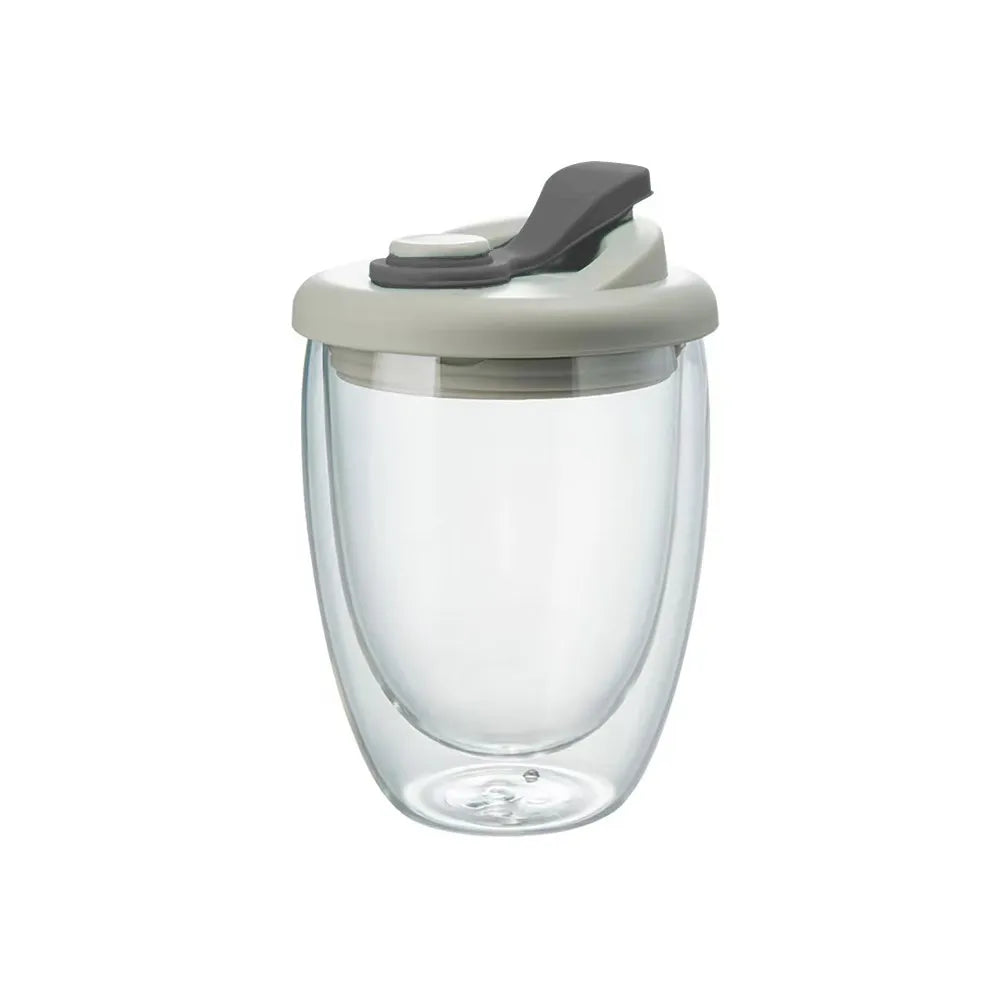 Azura | Leak-Proof Double Wall Glass Transparent Mug