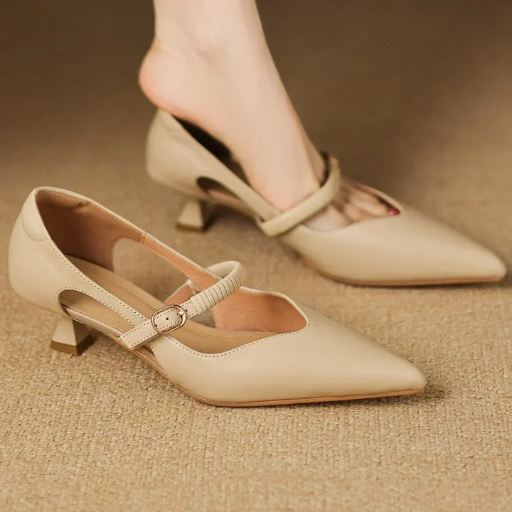 AVANI GENUINE LEATHER HEELS