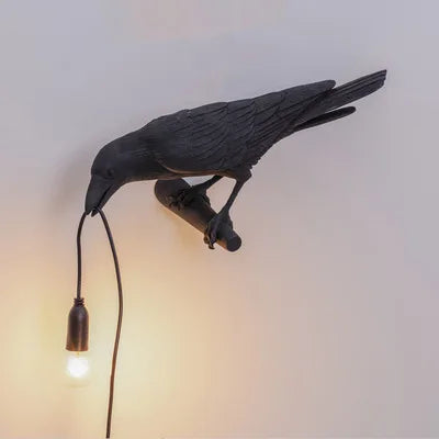 BowLift | Modern Lucky Bird Table Lamp – Creative Resin Animal Design for Bedroom and Living Room