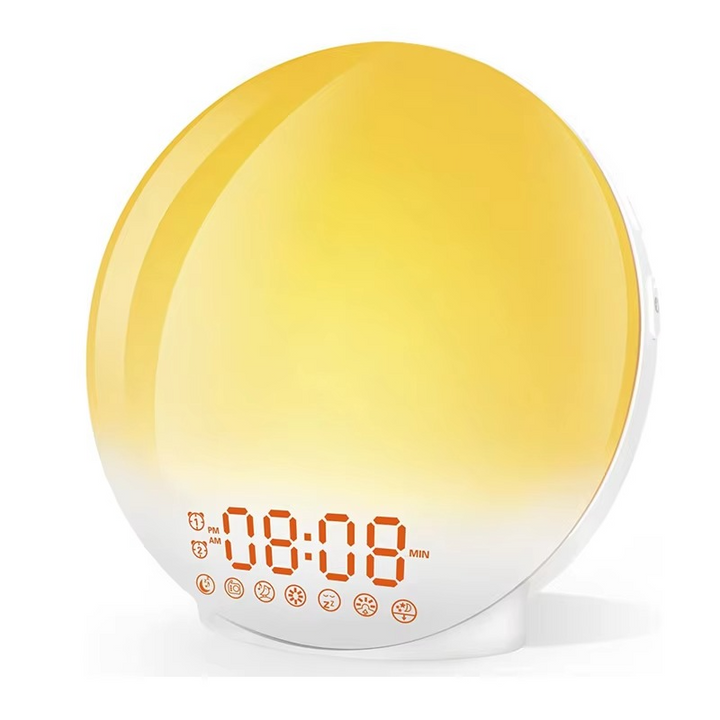 BowLift | Sunrise Simulation Wake-Up Alarm Clock with Night Light & FM Radio
