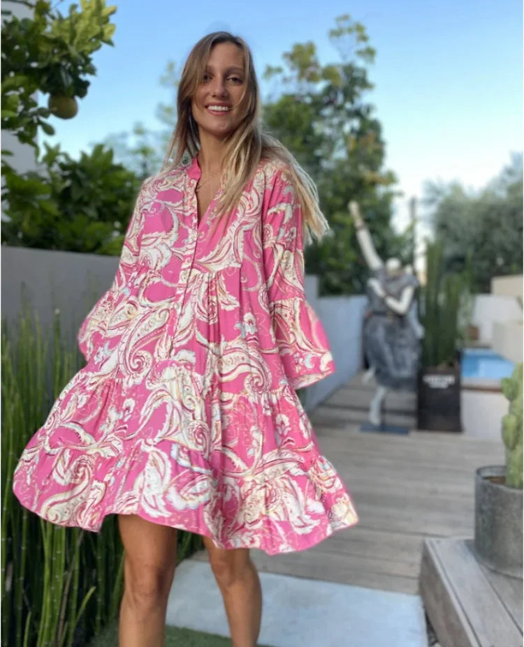 Everlen™ Boho Bloom Midi Dress