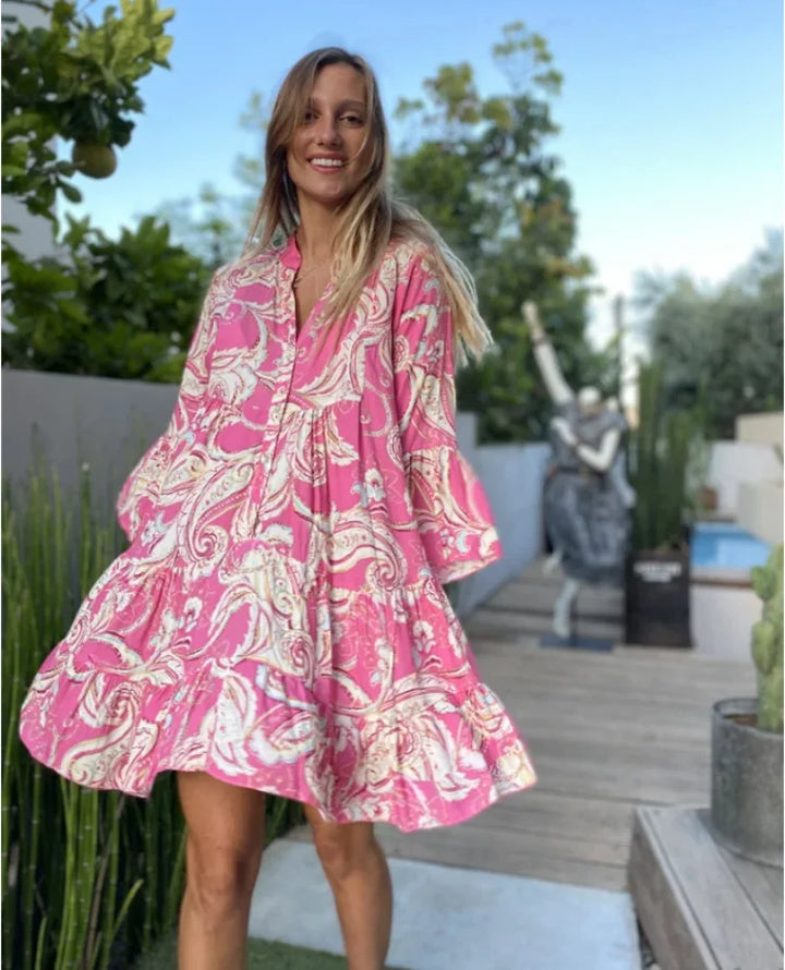 Everlen™ Boho Bloom Midi Dress