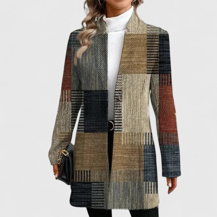 JULIA – PATCHWORK LONG COAT