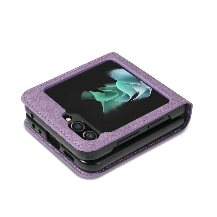Azura | Leather Wallet Case for Samsung Galaxy Z Flip Series