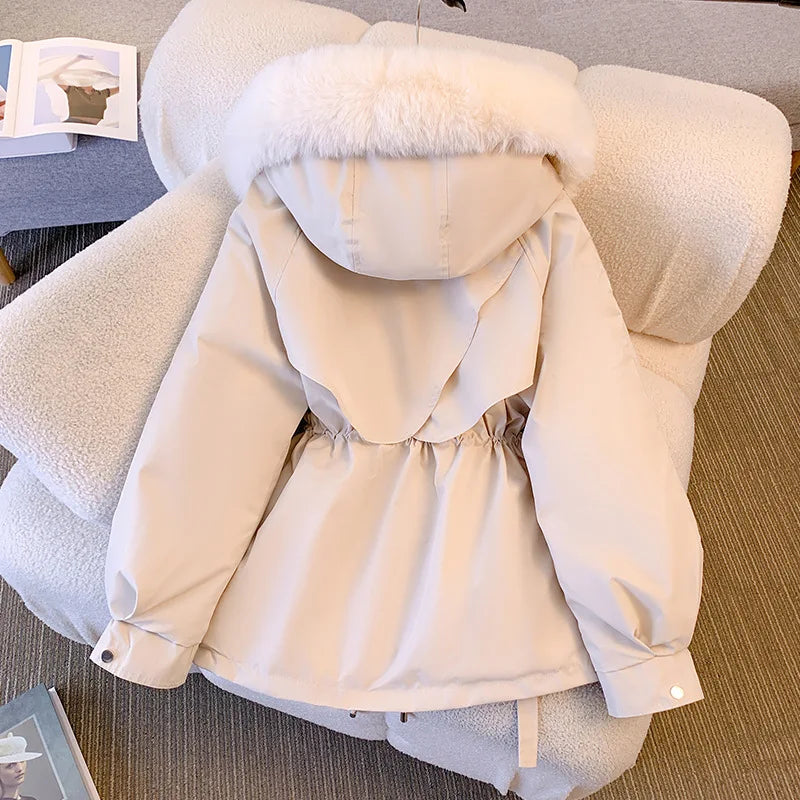 Cozzali™ – Fleece-Lined Hooded Puffer