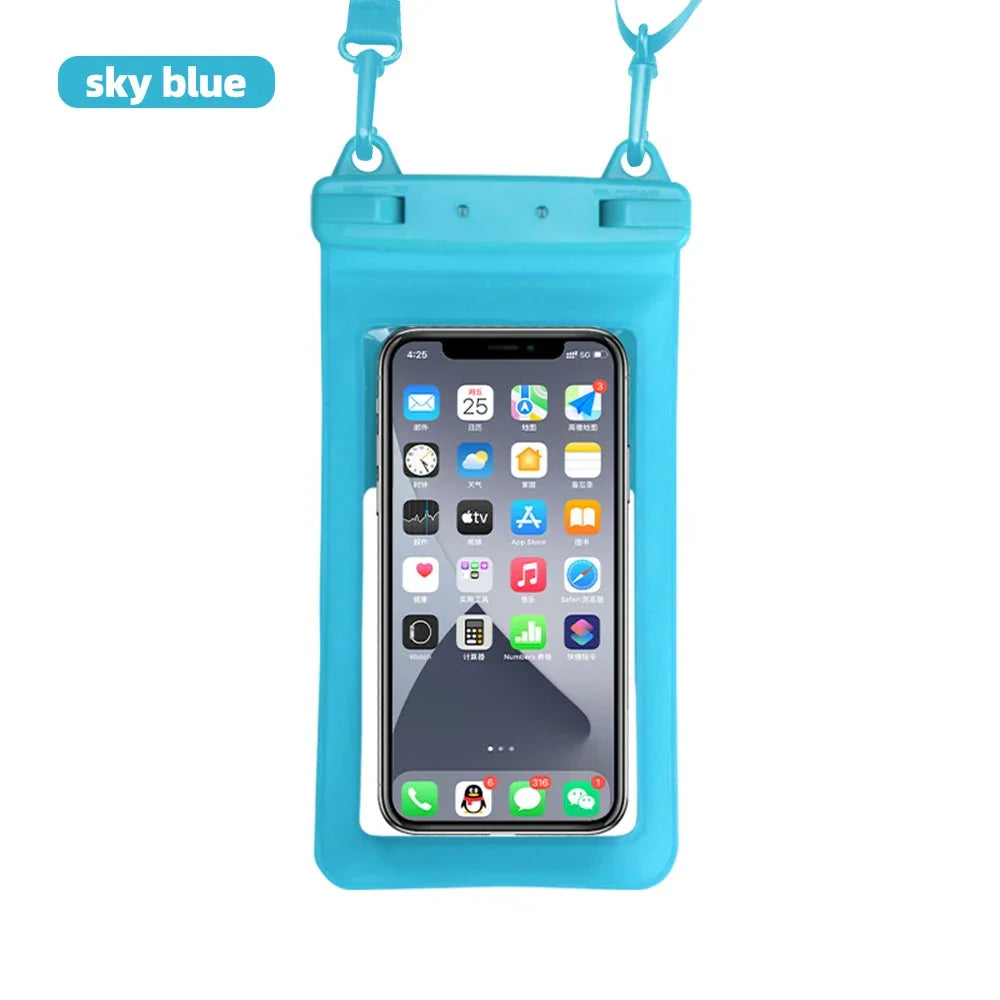Azura | Waterproof Smartphone Case DryVault | Full View Design | Side Accessible | With Carrying Strap