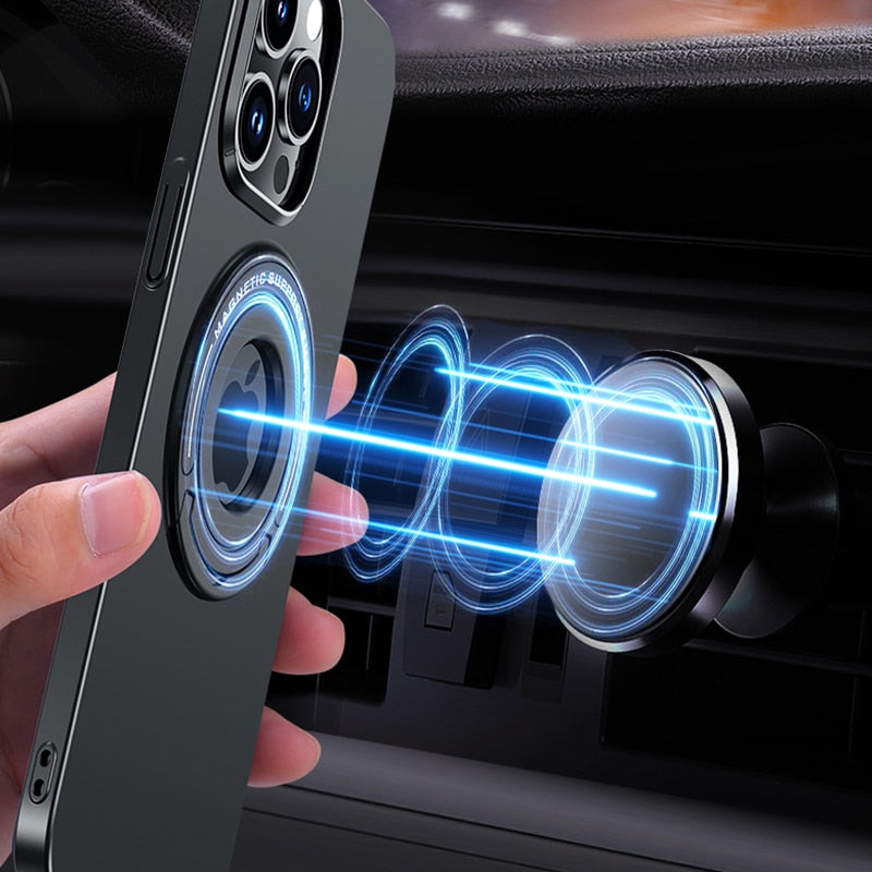Azura | Magsafe Compatible Magnetic Ring Phone Case Stand